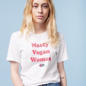 The Nasty Vegan Woman T-Shirt Top